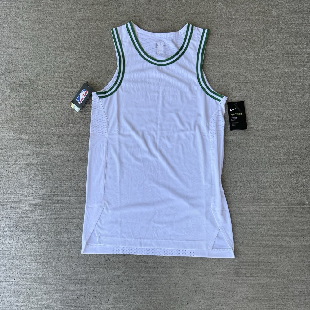 Nike AeroSwift NBA Jersey Men's Small‎ White Green NWT Authentic